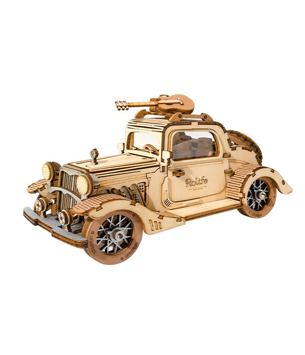 Puzzle en bois 3D Voiture Ancienne Rolife