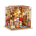 Mini-maison miniature DIY bibliothèque d'étude de Sam Rolife