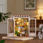 Rolife Secret Bloomy Nook DIY Serre miniature de bibliothèque