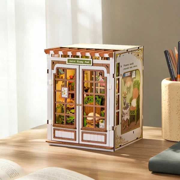 Rolife Secret Bloomy Nook DIY Serre miniature de bibliothèque