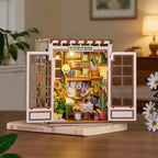 Rolife Secret Bloomy Nook DIY Serre miniature de bibliothèque