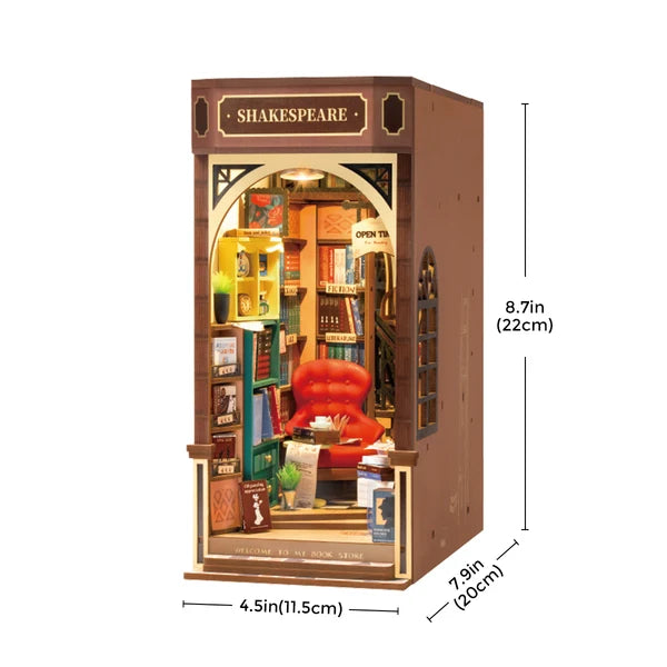 Rolife Bibliothèque DIY Serre-livres
