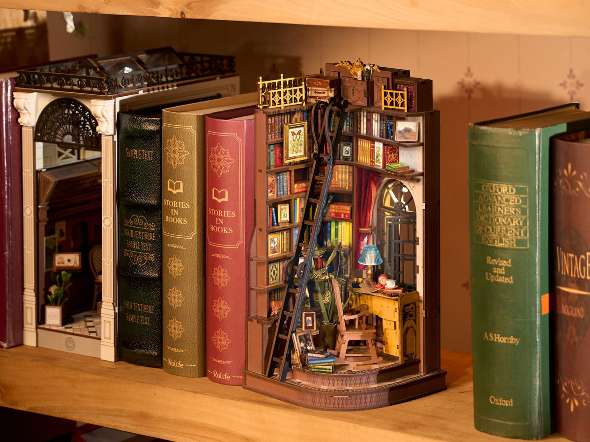 Rolife Coin Tranquille Cabinet de Lecture DIY
