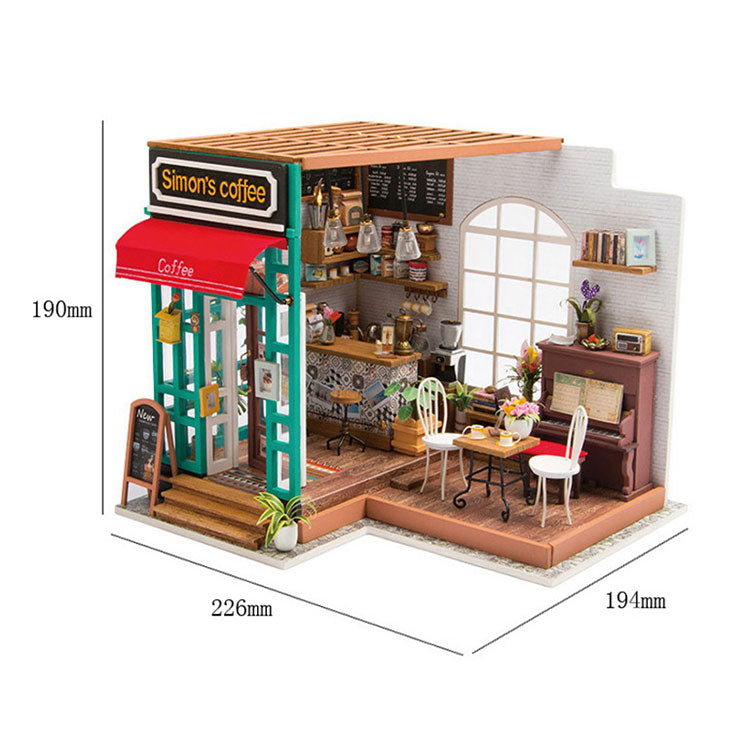 Mini-maison DIY Café de Simon de Rolife