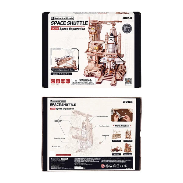 ROKR Puzzle 3D en Bois Navette Spatiale
