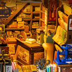 Rolife Wisdom Stationery Shop Kit de diorama (Book Nook)