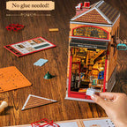 Rolife Wisdom Stationery Shop Kit de diorama (Book Nook)
