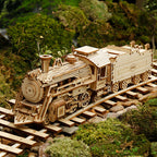 Puzzle en bois 3D ROKR Prime Locomotive à vapeur Express