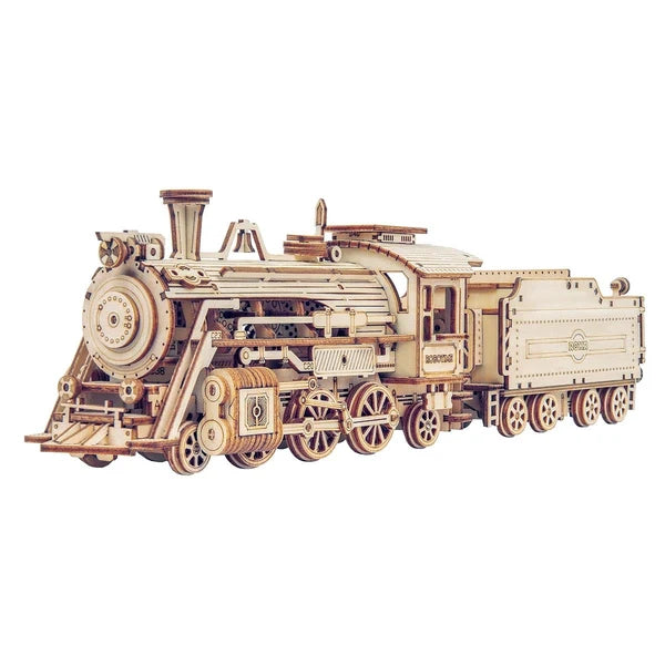 Puzzle en bois 3D ROKR Prime Locomotive à vapeur Express