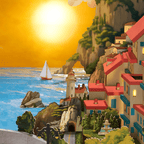 Diorama Rolife d'étagère « L'île du crépuscule »