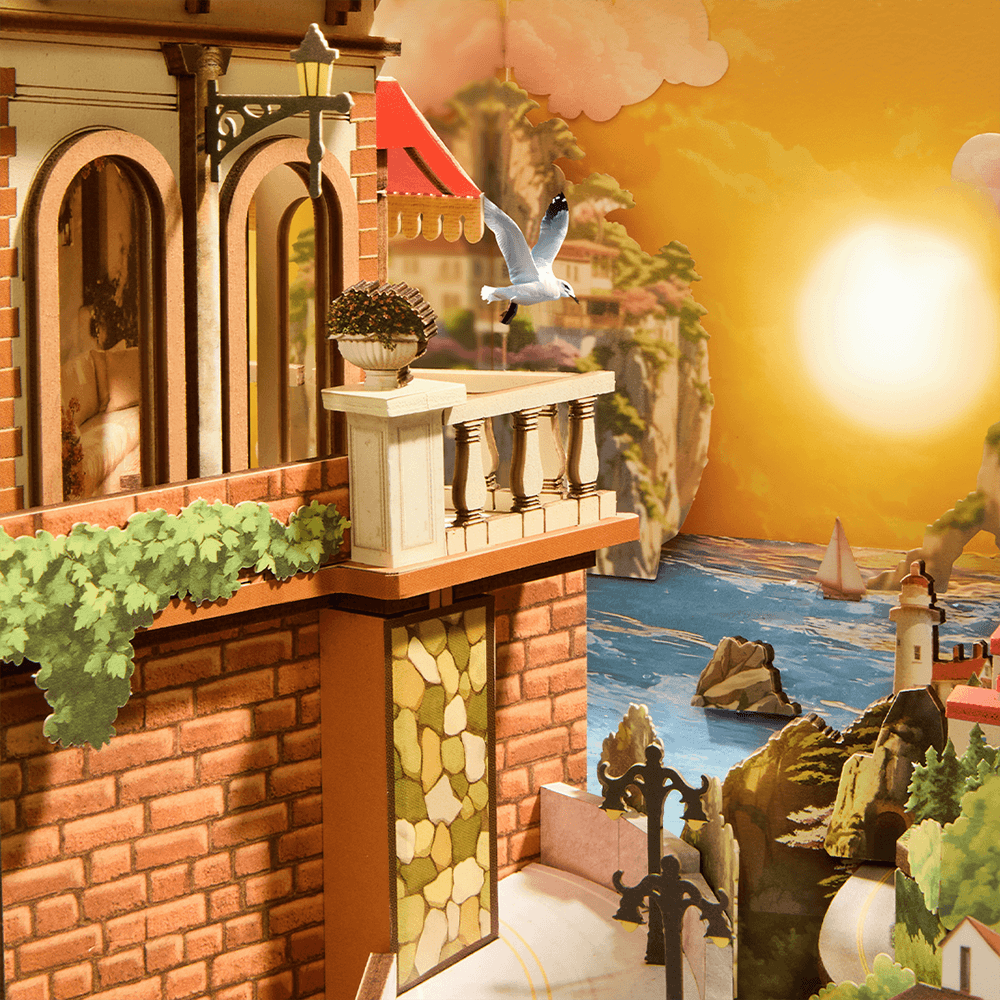 Diorama Rolife d'étagère « L'île du crépuscule »
