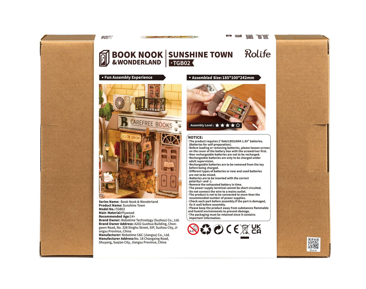 Kit de mini-bibliothèque Sunshine Town