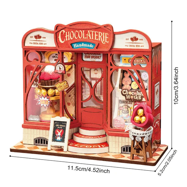 Miniature Maison DIY Rolife Magasin de Chocolats