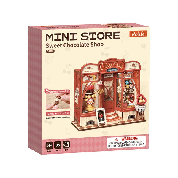 Miniature Maison DIY Rolife Magasin de Chocolats