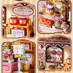 Miniature maison DIY "Sweetie's Donut Shop" de Rolife