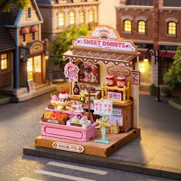 Miniature maison DIY "Sweetie's Donut Shop" de Rolife