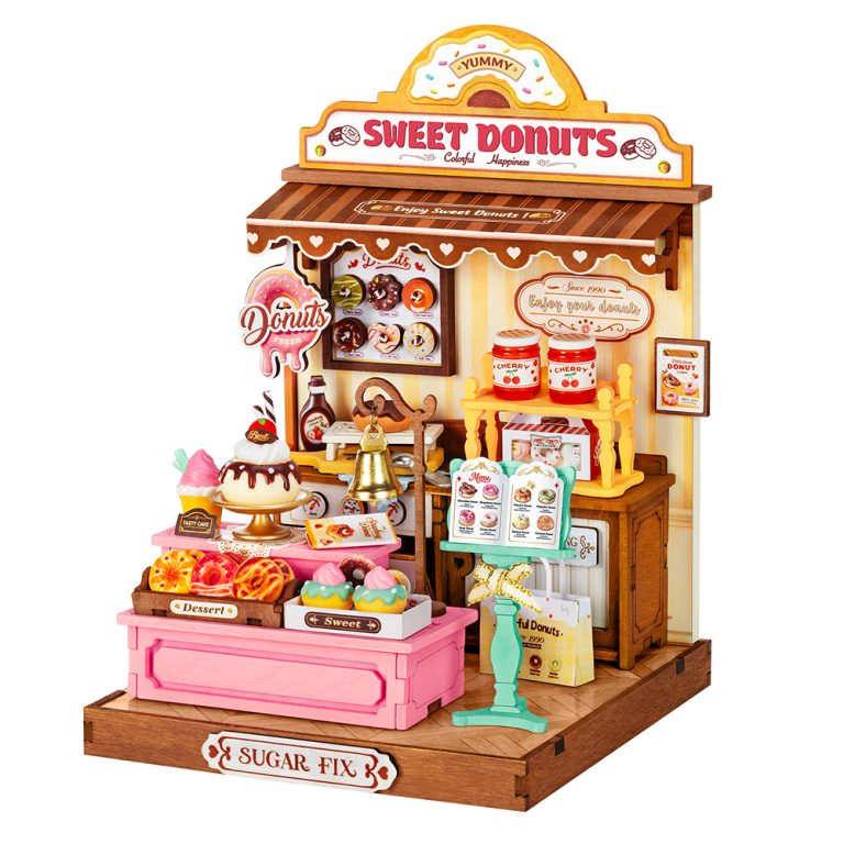 Miniature maison DIY "Sweetie's Donut Shop" de Rolife