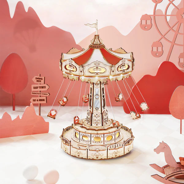 Boîte à musique à construire ROKR Le Carrousel Volant