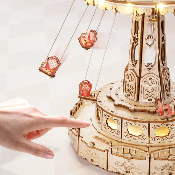 Boîte à musique à construire ROKR Le Carrousel Volant