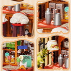 Mini-maison miniature DIY Rolife "Bar des chats soûls"
