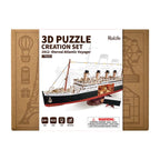 Rolife 1912·Puzzle en bois 3D L'Éternel voyageur de l'Atlantique