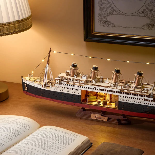 Rolife 1912·Puzzle en bois 3D L'Éternel voyageur de l'Atlantique