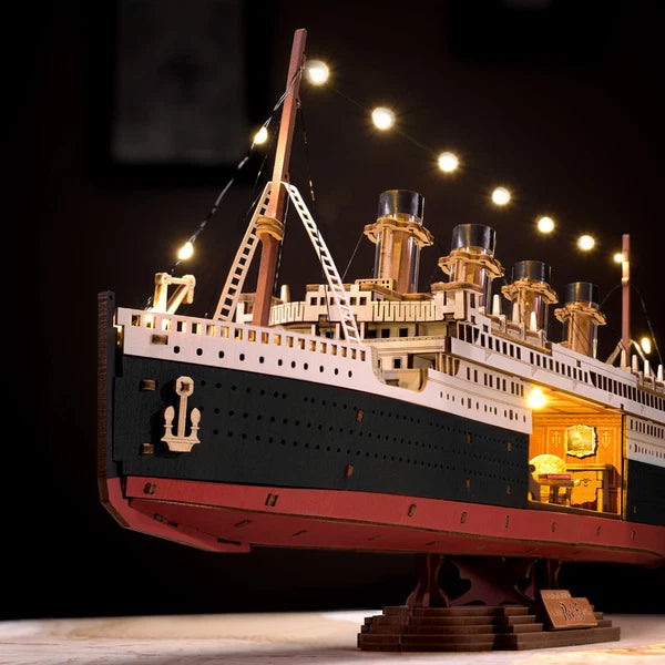 Rolife 1912·Puzzle en bois 3D L'Éternel voyageur de l'Atlantique