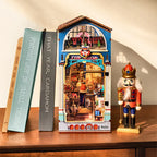 Miniature d'angle de bibliothèque Rolife Treasure Toy Shop à monter soi-même