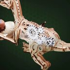Puzzle en bois 3D mécanique Velociraptor ROKR