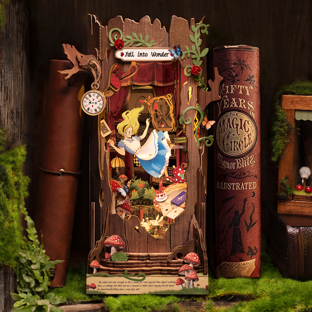 Rolife Fall into Wonder – Diorama de bibliothèque à monter soi-même