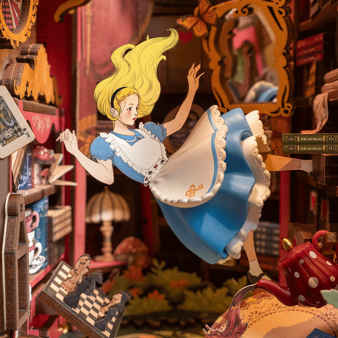 Rolife Fall into Wonder – Diorama de bibliothèque à monter soi-même