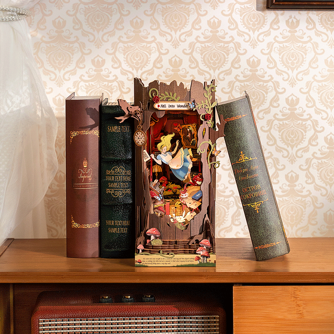 Rolife Fall into Wonder – Diorama de bibliothèque à monter soi-même