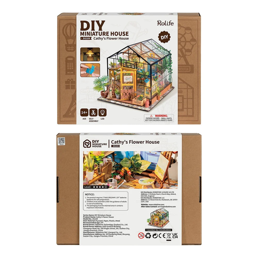 Rolife Cathy's Flower House, maison miniature DIY