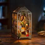 Jardin Maison Bricolage Diorama Bibliothèque