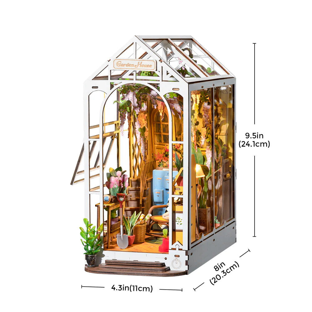 Jardin Maison Bricolage Diorama Bibliothèque