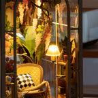 Jardin Maison Bricolage Diorama Bibliothèque