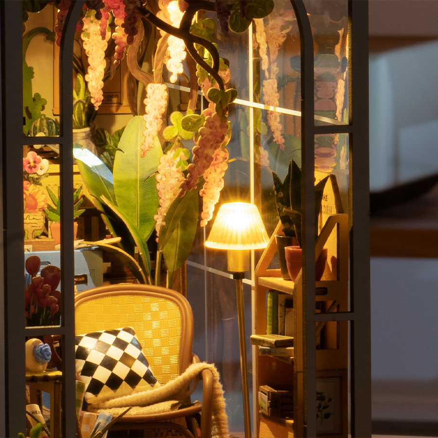 Jardin Maison Bricolage Diorama Bibliothèque